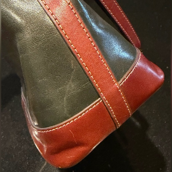 Vintage Brahmin Satchel Tote Handbag - Picture 6 of 16